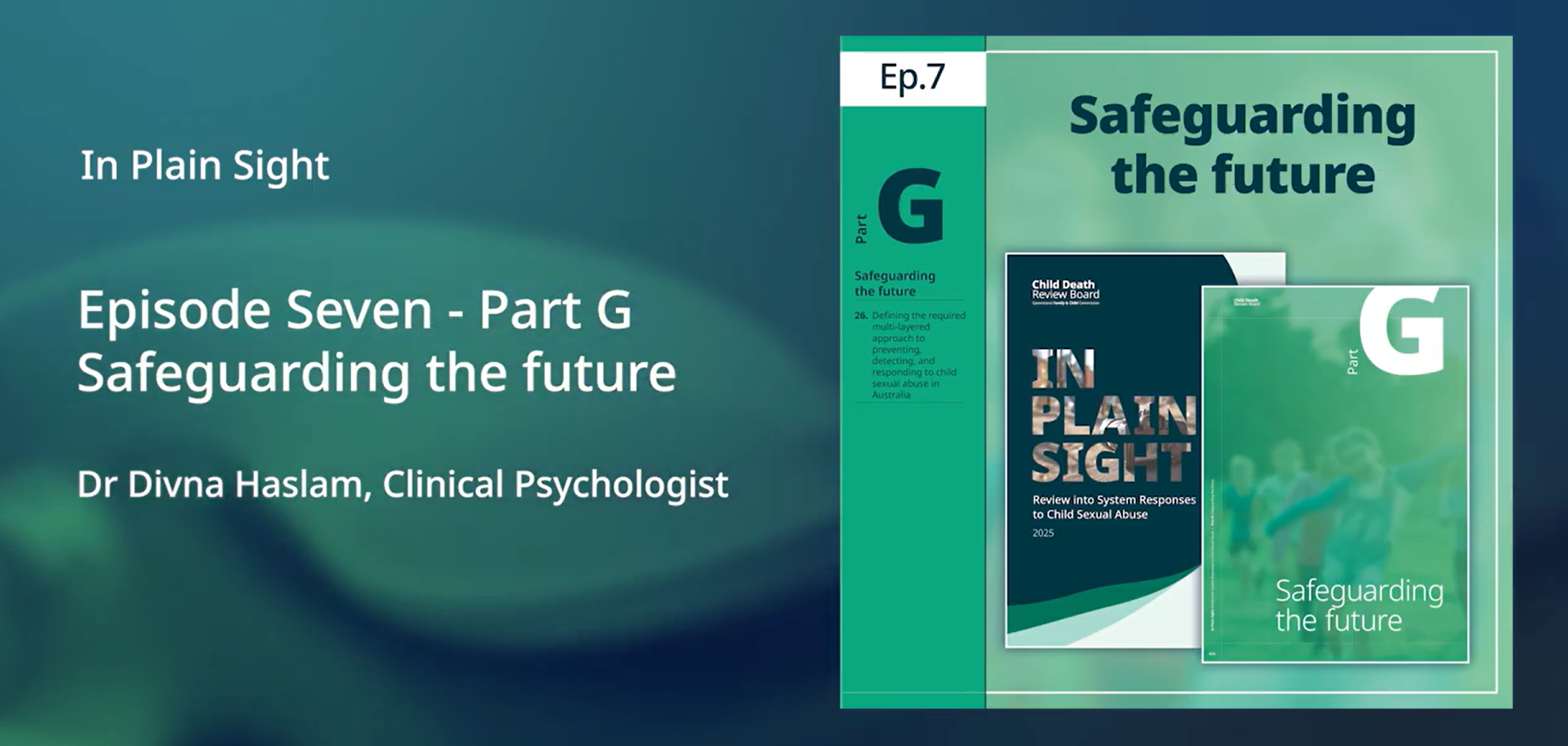 In Plain Sight - Safeguarding the future